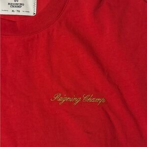 Reigning Champ Red Men's T-Shirt